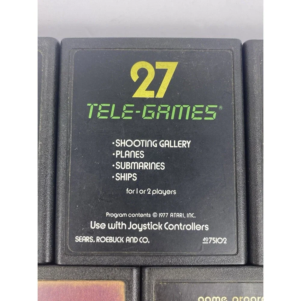 Atari 2600 Game Cartridge 5 Game Bundle